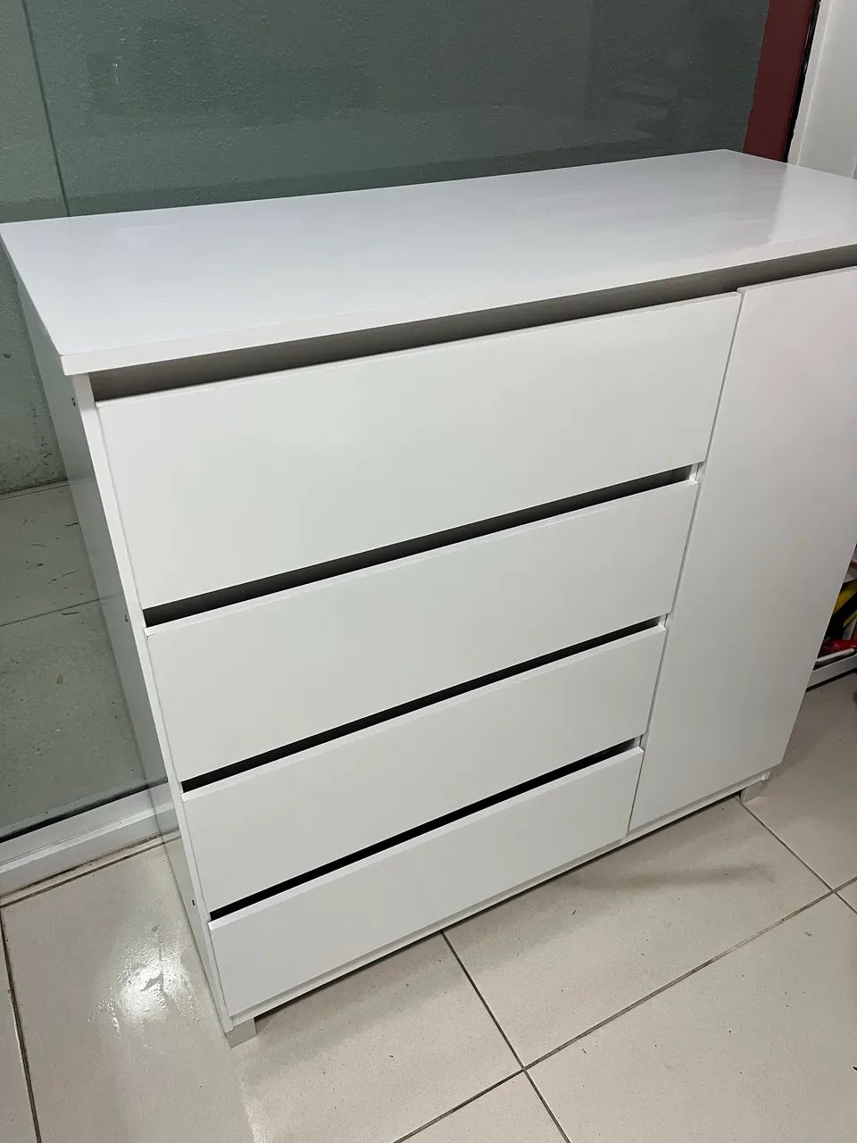 Cômoda branca nova  - Foto 4