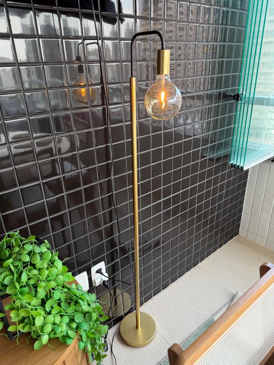 Luminária de piso chão 