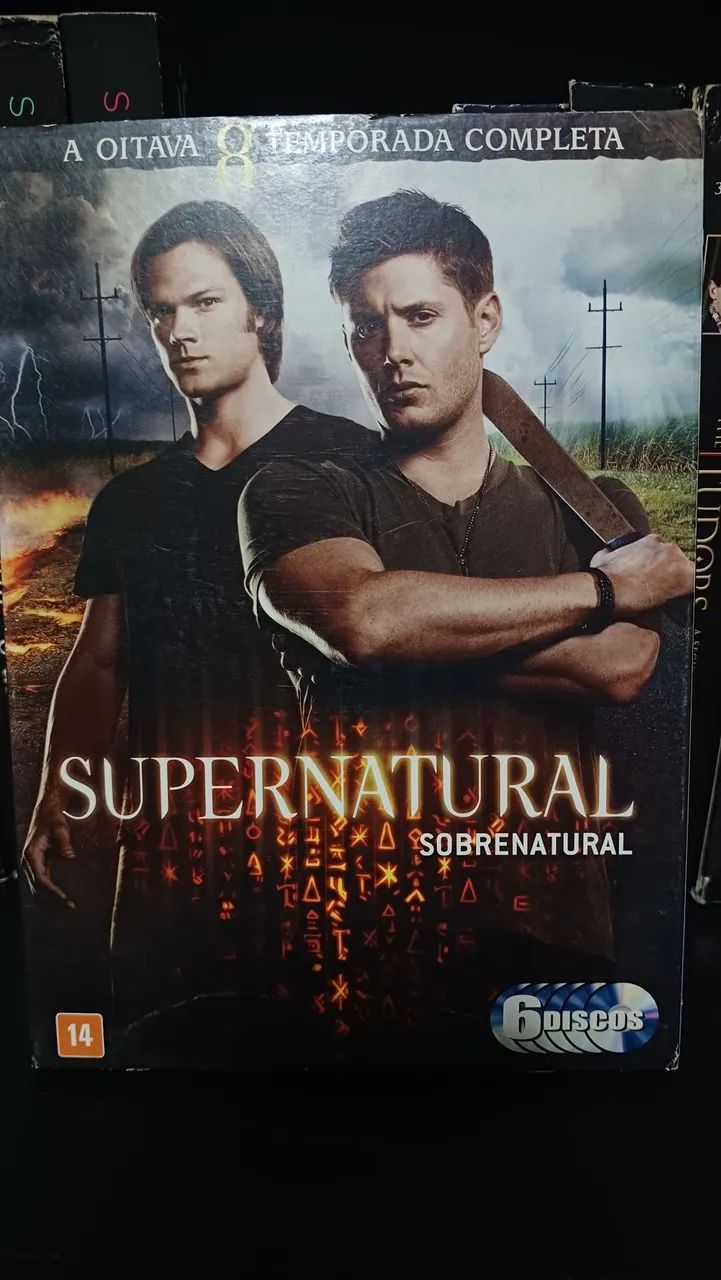 Box DVD série Supernatural 8 Sobrenatural
