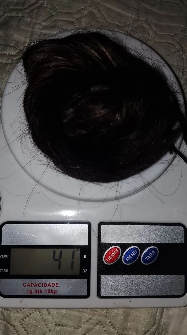 Cabelo humano de 40cm com 41 gramas - Foto 3