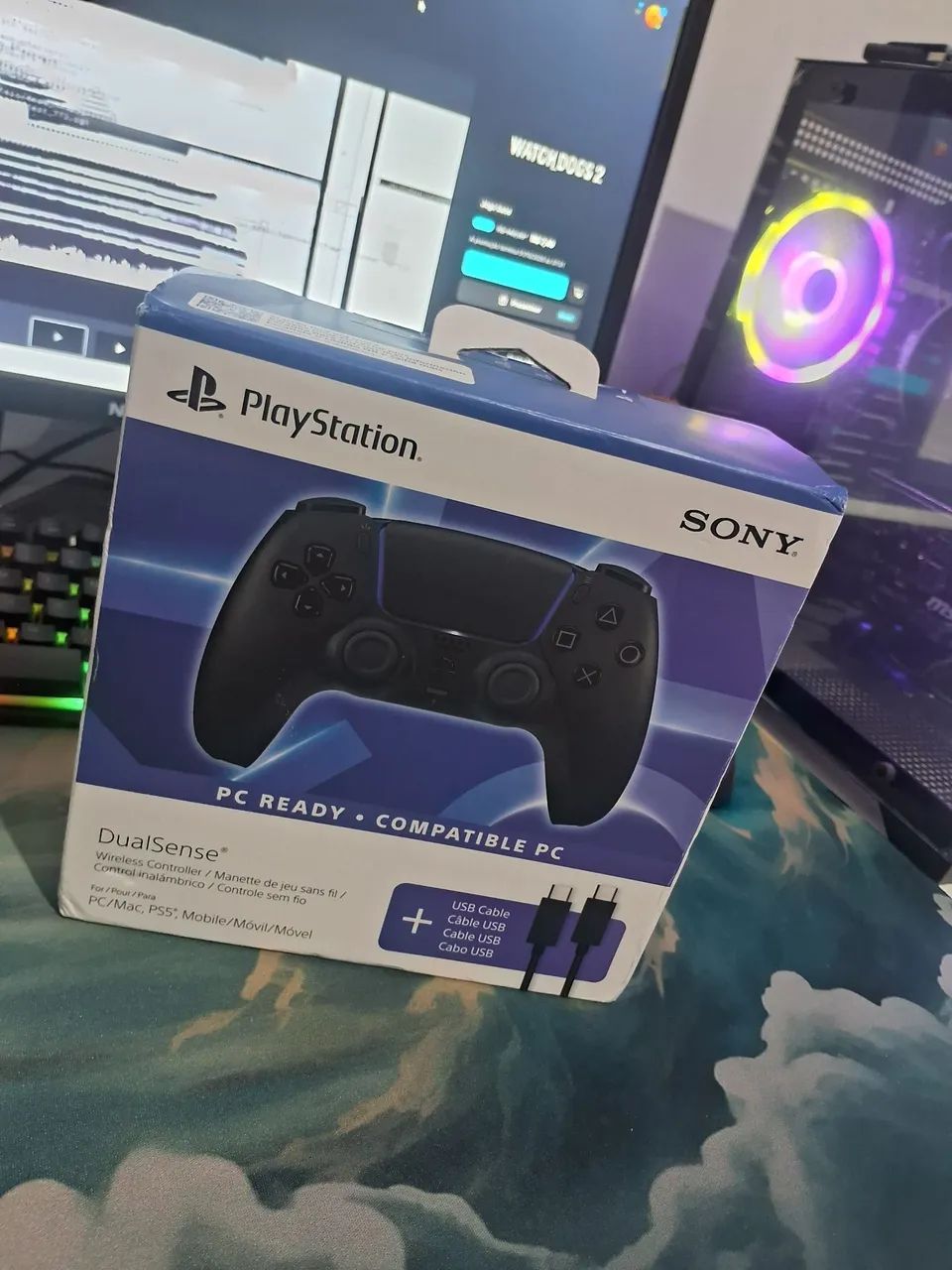 Controle Ps5 Dualsense Black Edition lacrado  - Foto 4