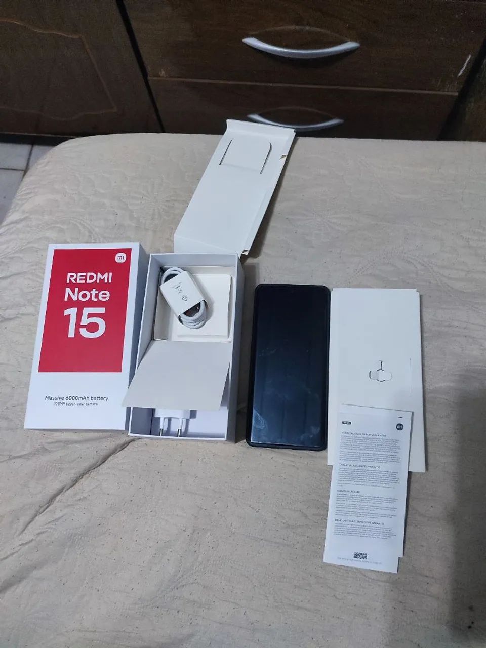 REDMI NOTE 15 256GB 8RAM NOVO!