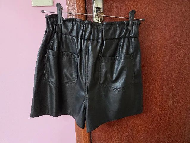 Short Courino Preto - Foto 4