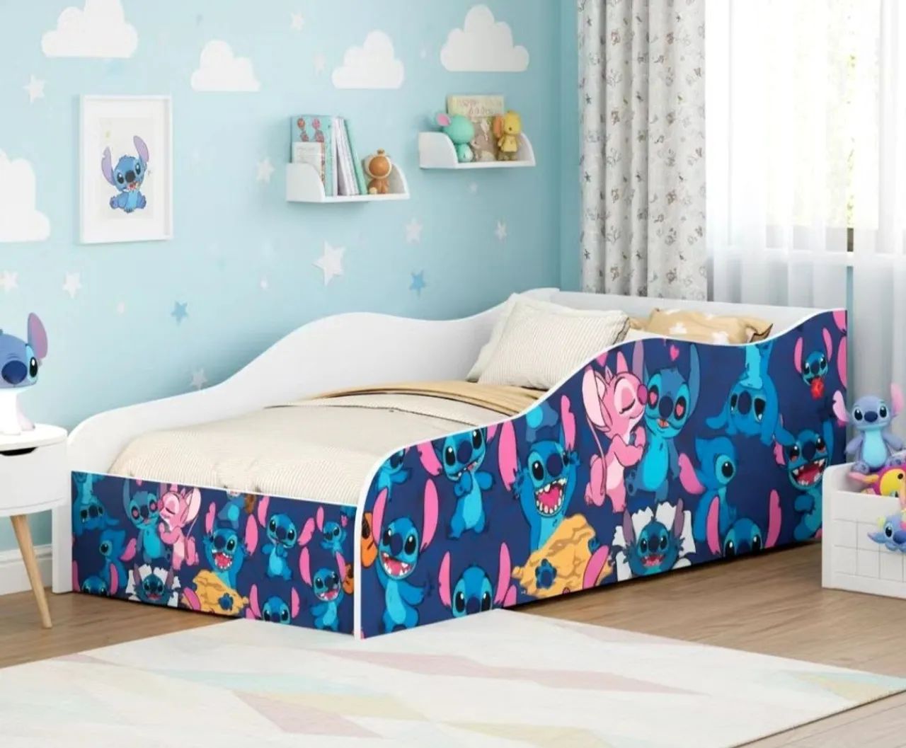 Cama infantil Stitch ( lacrada na caixa )