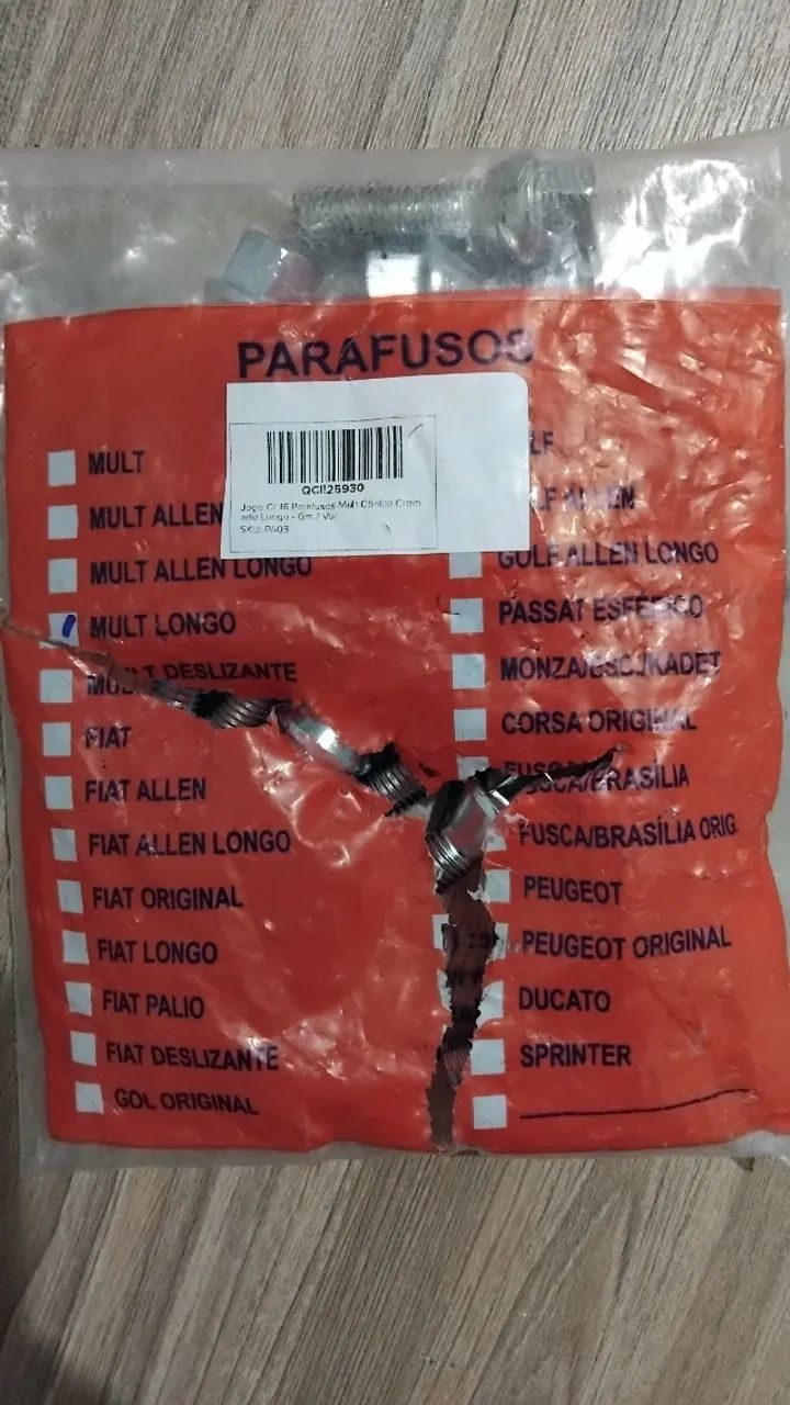 PARAFUSO CROMADO  16 UNIDADES  - Foto 2