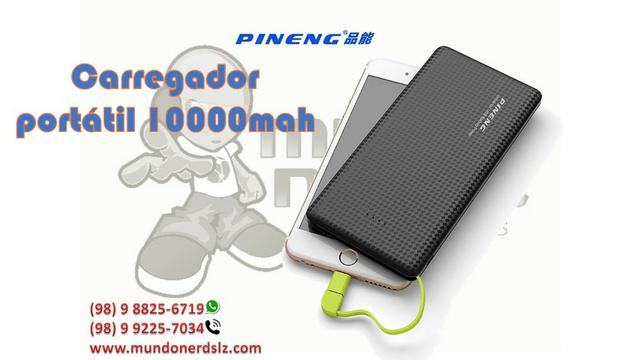 Carregador potátil Pineng Power Bank Slim 10.000 Mah em são luis ma