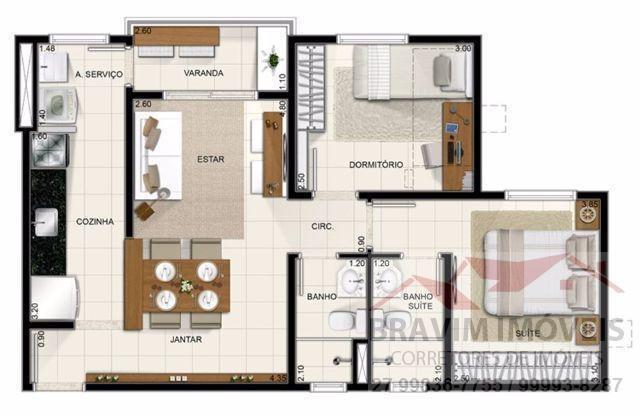 Apartamento de 2 quartos no Villággio - Foto 8