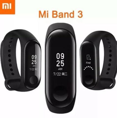 Promoção Xiaomi mi band 3 + pulseira reserva + película lacrada