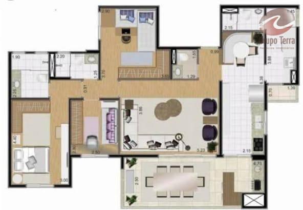 Apartamento com 3 dormitórios à venda, 124 m² por r$ 850.000,00 - jardim esplanada ii - sã - Foto 19