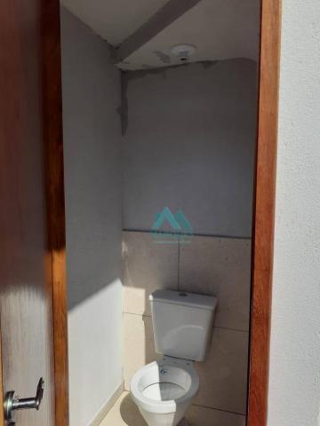 Casas sobrepostas, entradas individuais e quintal individual no vitória vale - Foto 14