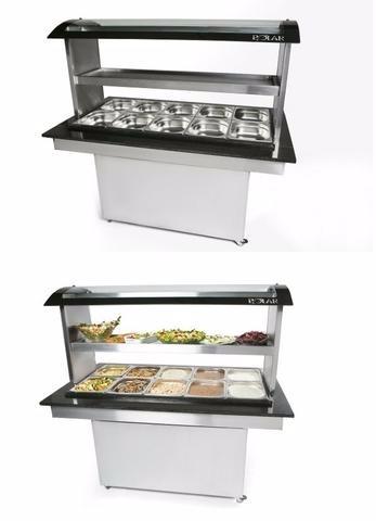 Vendo buffet polar 10 cubas conjugado (10 quentes,5 frias) produto novo - Foto 2