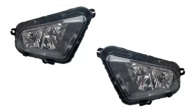 Par Farol Mascara Negra Foco Duplo Fiat Toro 2016 2018 2019