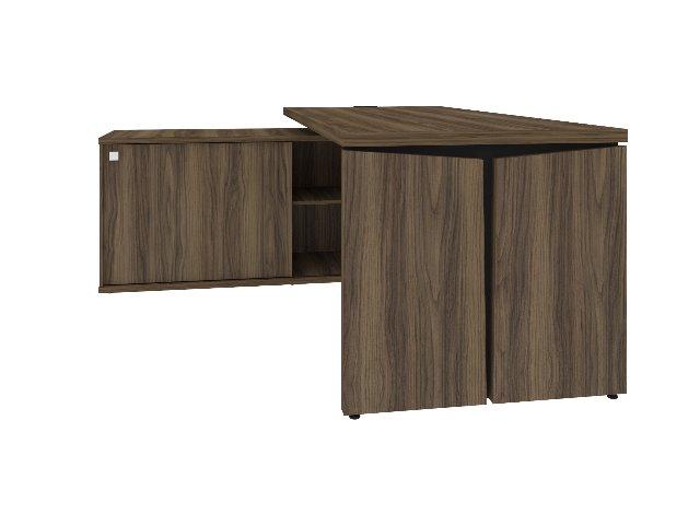Moveis Artany Estacao Gerencia 1600 Cor Nogal Y37 Connect - Foto 4