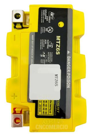 Bateria 100% Gel Motobatt Mtz6s 6ah Nxr Bros 150 2009/. 160 Cg 125/150 Fan 2009/. - Foto 2