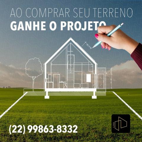 Compre o seu Terreno e ganhe Grátis um projeto de sua casa. venha conferir! 02