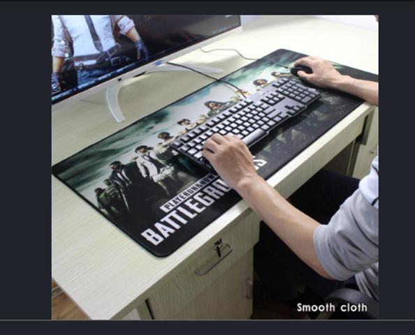 Mouse Pad Tapete Gamers campo de batalha anti-derrapante notebook tamanho 70x30