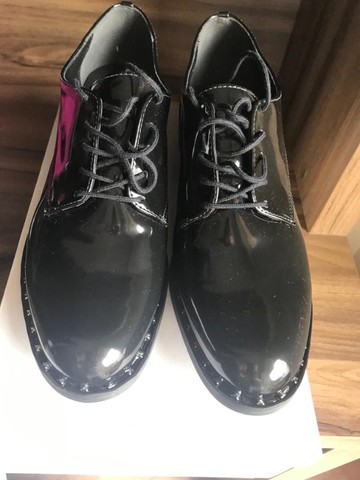 Sapato Preto Vinil 38 - Roupas e calçados - Vila Izabel, Curitiba  1003071415 | OLX