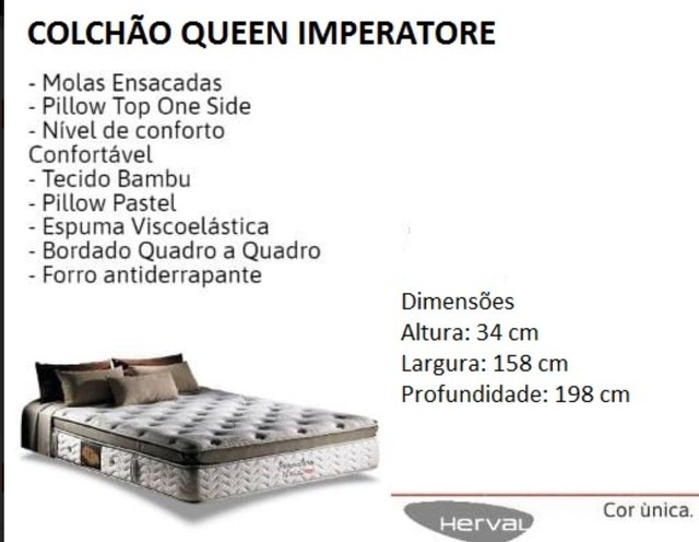 Quarto cama colchão Queen malas Ensacadas  - Foto 2