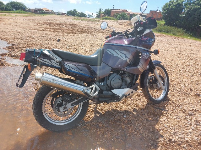 moto yamaha xtz-750 super tenere, ano 1995, cor grená - Foto 4