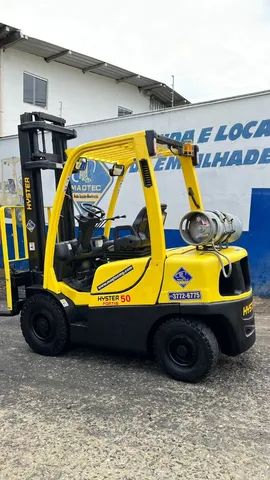 empilhadeira hyster torre 6mts - Foto 2