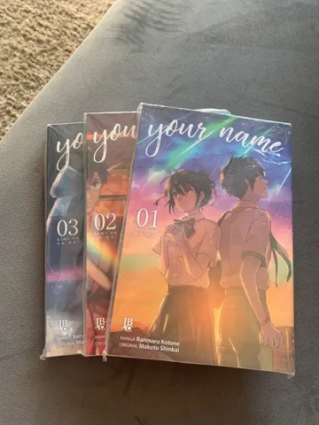 Your Name Light Novel + Your Name Mangá - Edição Unica - Obra completa de  uma só vez!