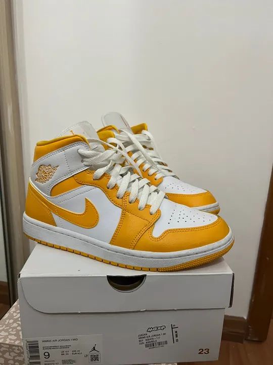 Air jordan 1 mid yellow - Foto 4