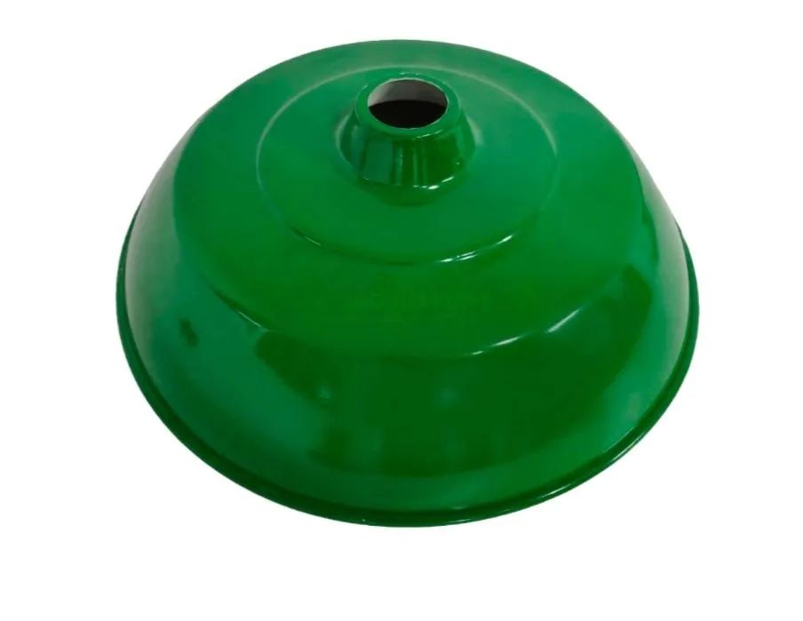 Lustre de Alumínio Prato Beed 14 Verde Acrilus