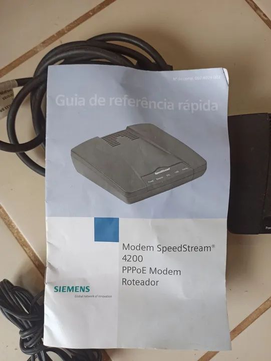 Modem Roteador SpeedStream 4200 - Foto 2