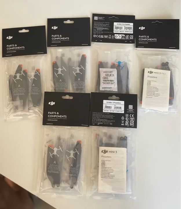 Helices originais mini3, mini 3 pro e mini 4 pro