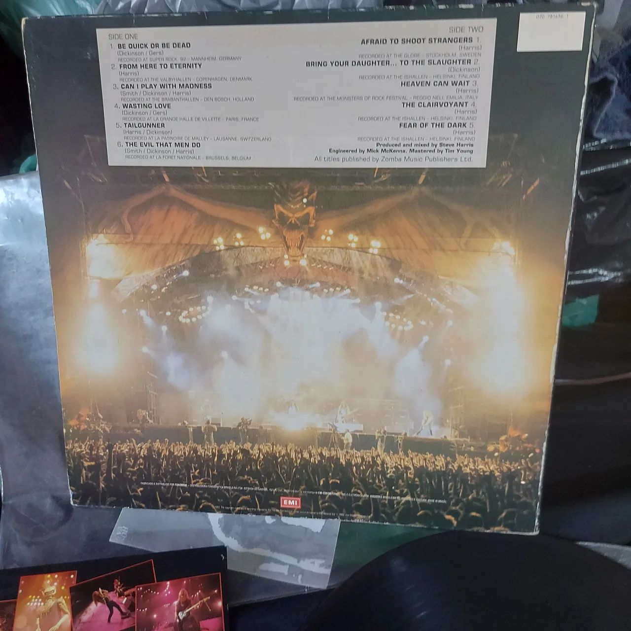 Lp Iron Maiden A Real Live One, Heavy Metal 80 - Foto 2