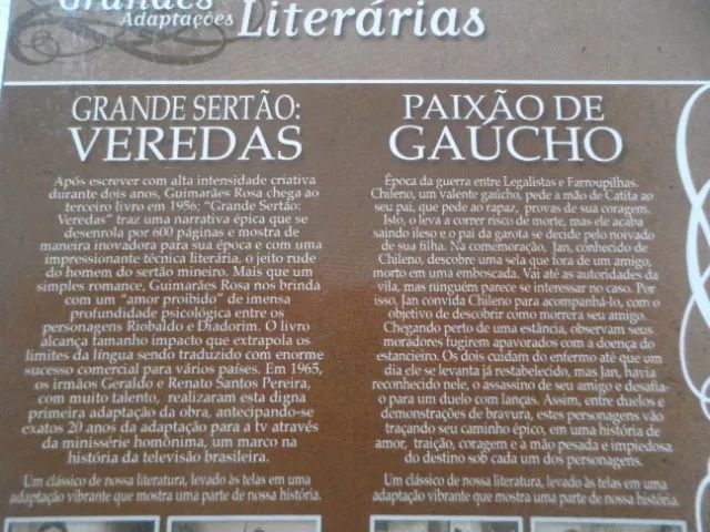 DVD Box Grandes Adaptações Literárias Grande Sertão: veredas - Paixão de Gaúcho - Foto 3