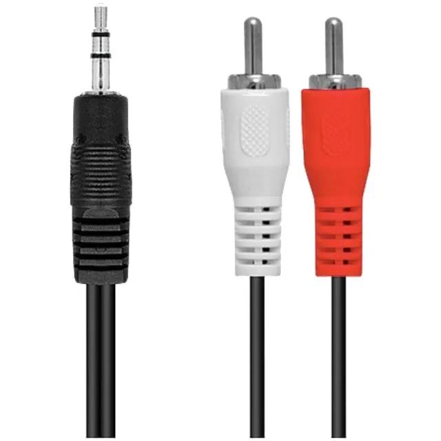 Cabo P2 Macho X 2 Rca Macho Para Audio - Foto 4