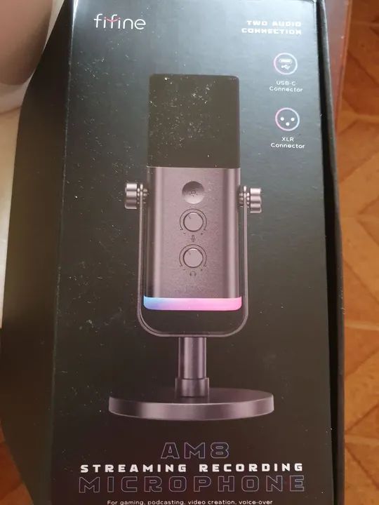 Microfone Fifine AM8 para Stream e Gravação
