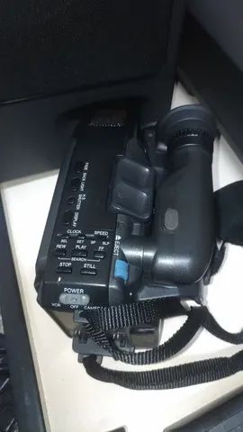 Filmadora Panasonic, completa, original, acessórios, na maleta. E outros. - Foto 3