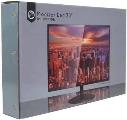 Monitor Preto 20" 75Hz HDMI VESA - Foto 2
