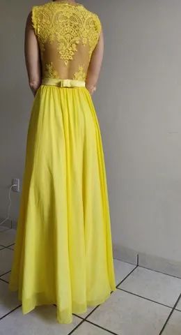 Vestido amarelo aluguel  - Foto 4