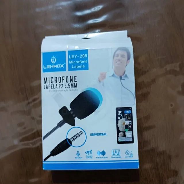 Microfone De Lapela Profissional Plug P2 - Foto 3