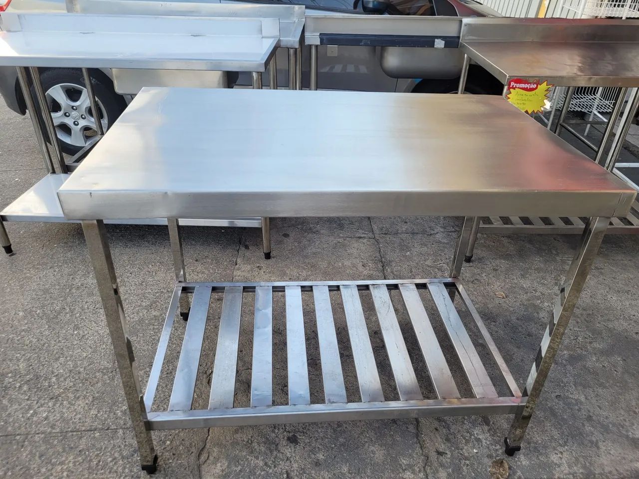 MESA INOX 304 DE CENTRO 