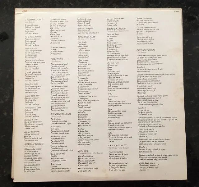 LP Chico Buarque - Francisco 1987 (usado) - Foto 4