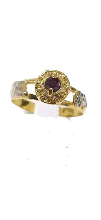 Anel de formatura feminino história folheado a ouro 