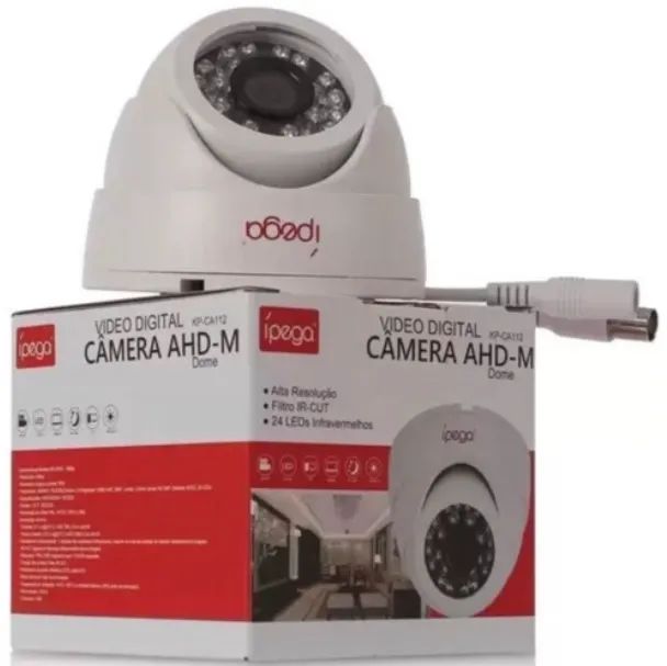 Camera de Segurança Ipega KP-CA137 AHD-M Formato Dome Visão Noturna Colorida  - Foto 3