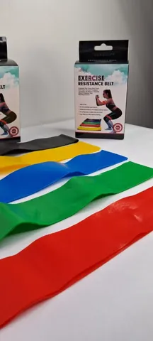 KIT 5 FAIXA ELÁSTICO -BEST FISIOTERAPIA