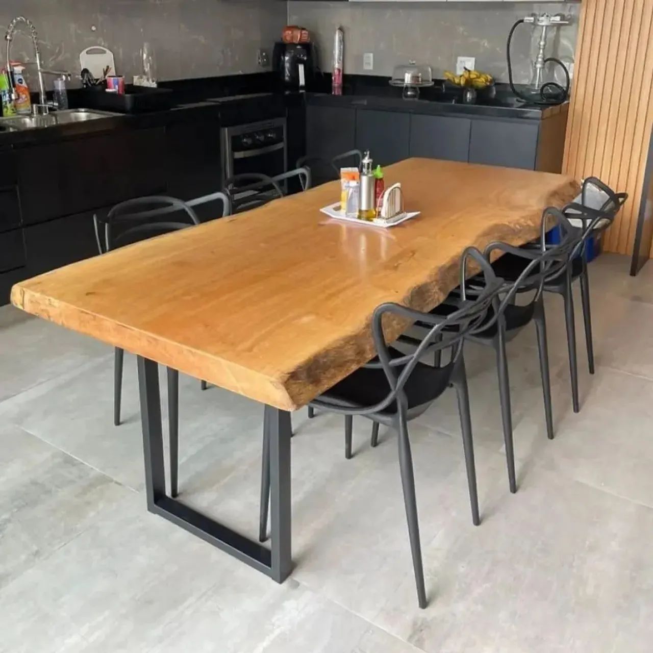 Mesa rústica de madeira  - Foto 2