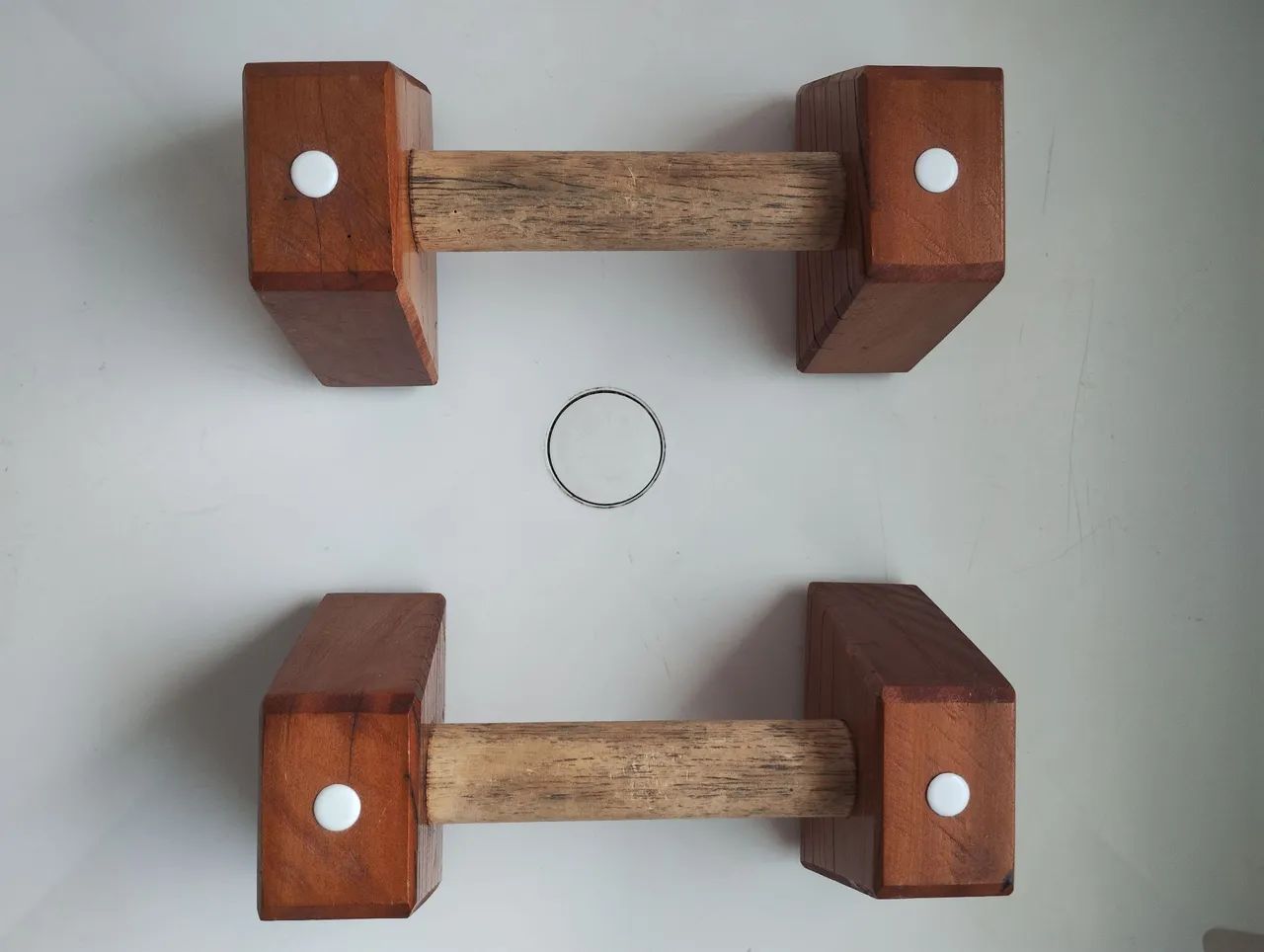 Suportes de fazer flexão semi-novos negociável  - Foto 2