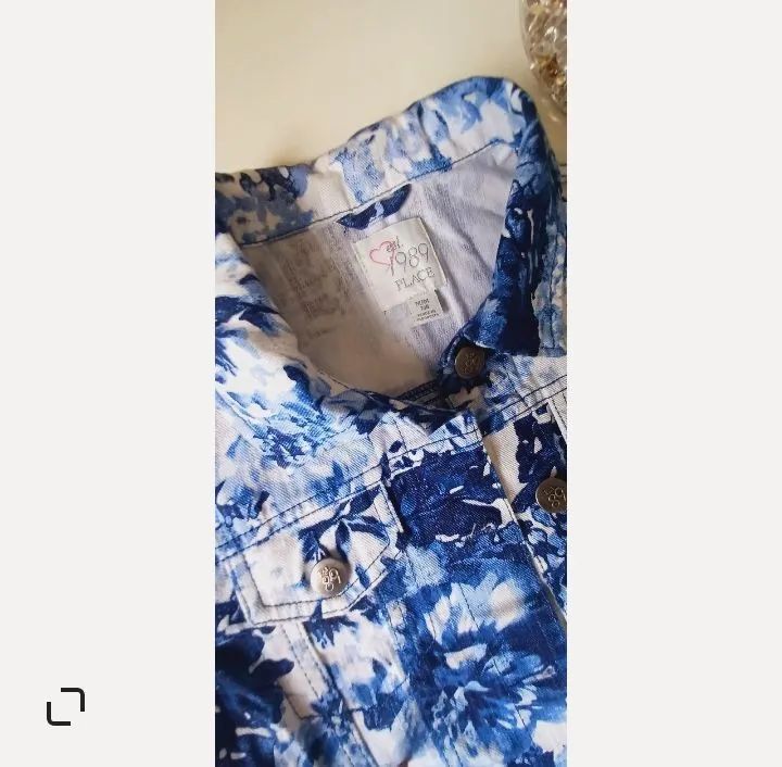 Jaqueta floral 7 anos  - Foto 3