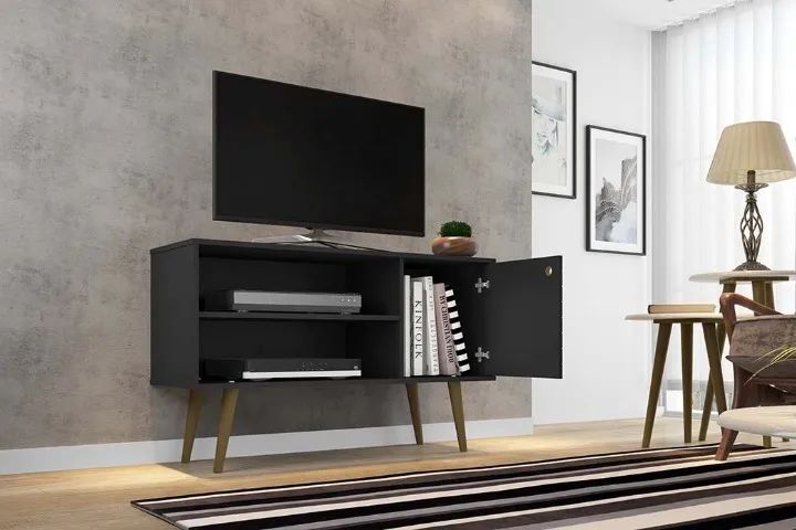 Rack Pé Palito Compacto P/TVs Até 43 Polegadas 1.08M. Produto Novo Direto de Fábrica. - Foto 3