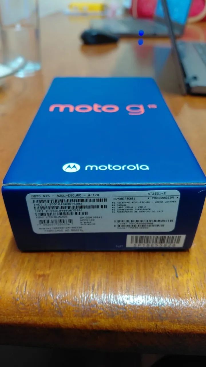 Smartphone Motorola Moto g15-128GB 12GB (4GB RAM+8GB Ram Boost)