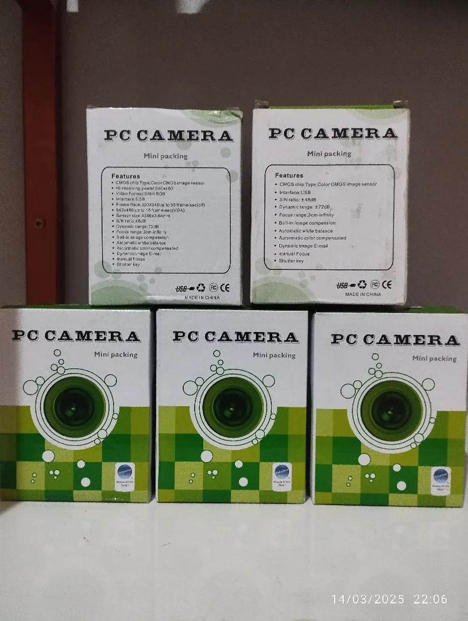 Webcam PC Camera Mini Packing - Foto 3