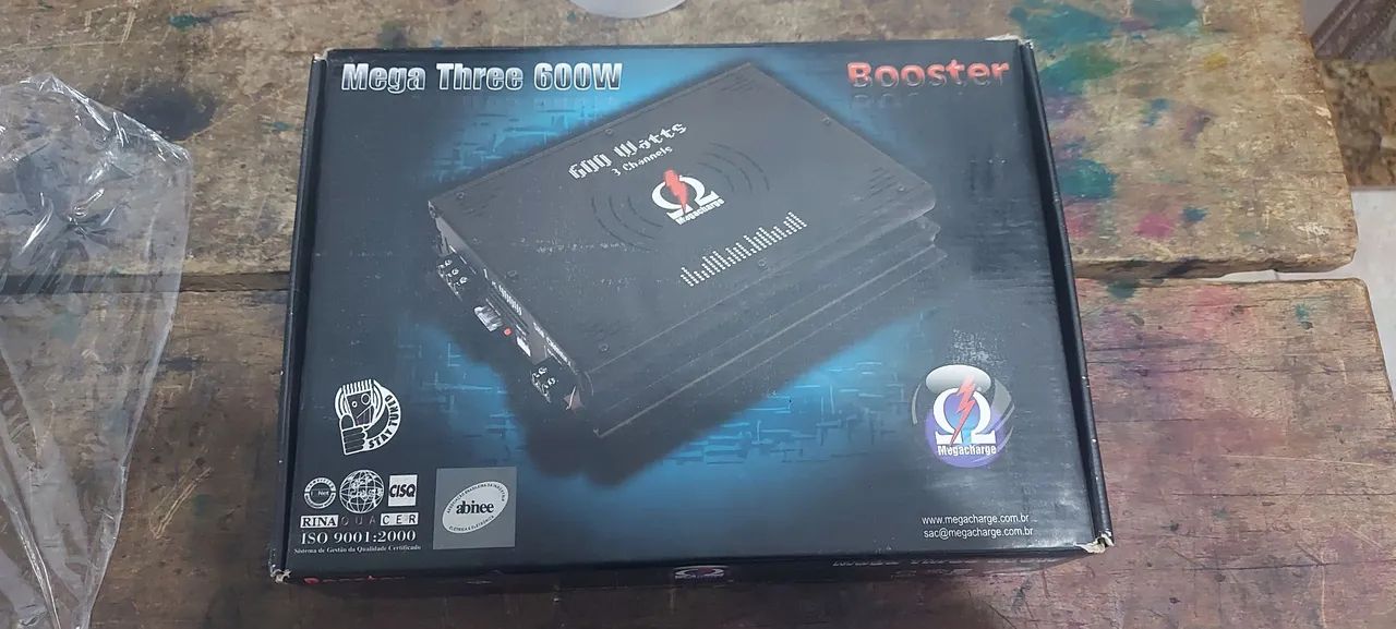 Modulo som automotivo Megacharger 600w 3 canais na caixa. Bruto demais toca muito - Foto 2