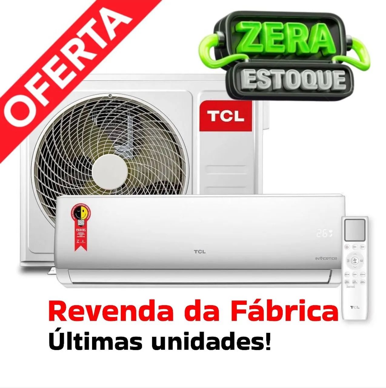 Split TCL 30000 BTUs - Oferta Especial!